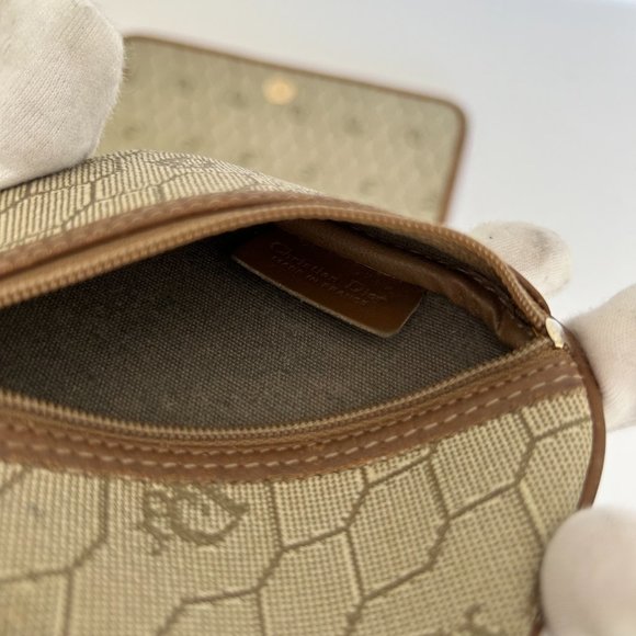 Dior Honeycomb Three-Way Clutch with Small Pouch - Picture 12 of 16